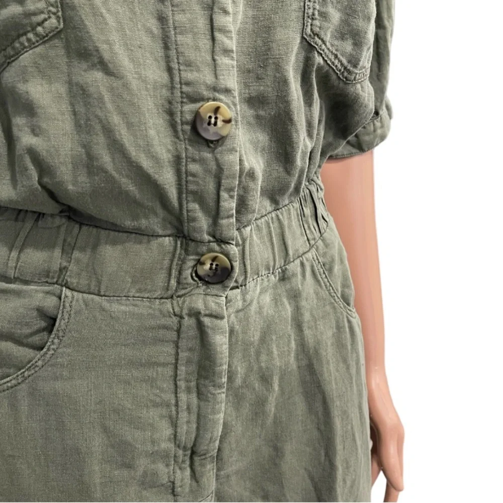Zara Linen Blend Jumpsuit